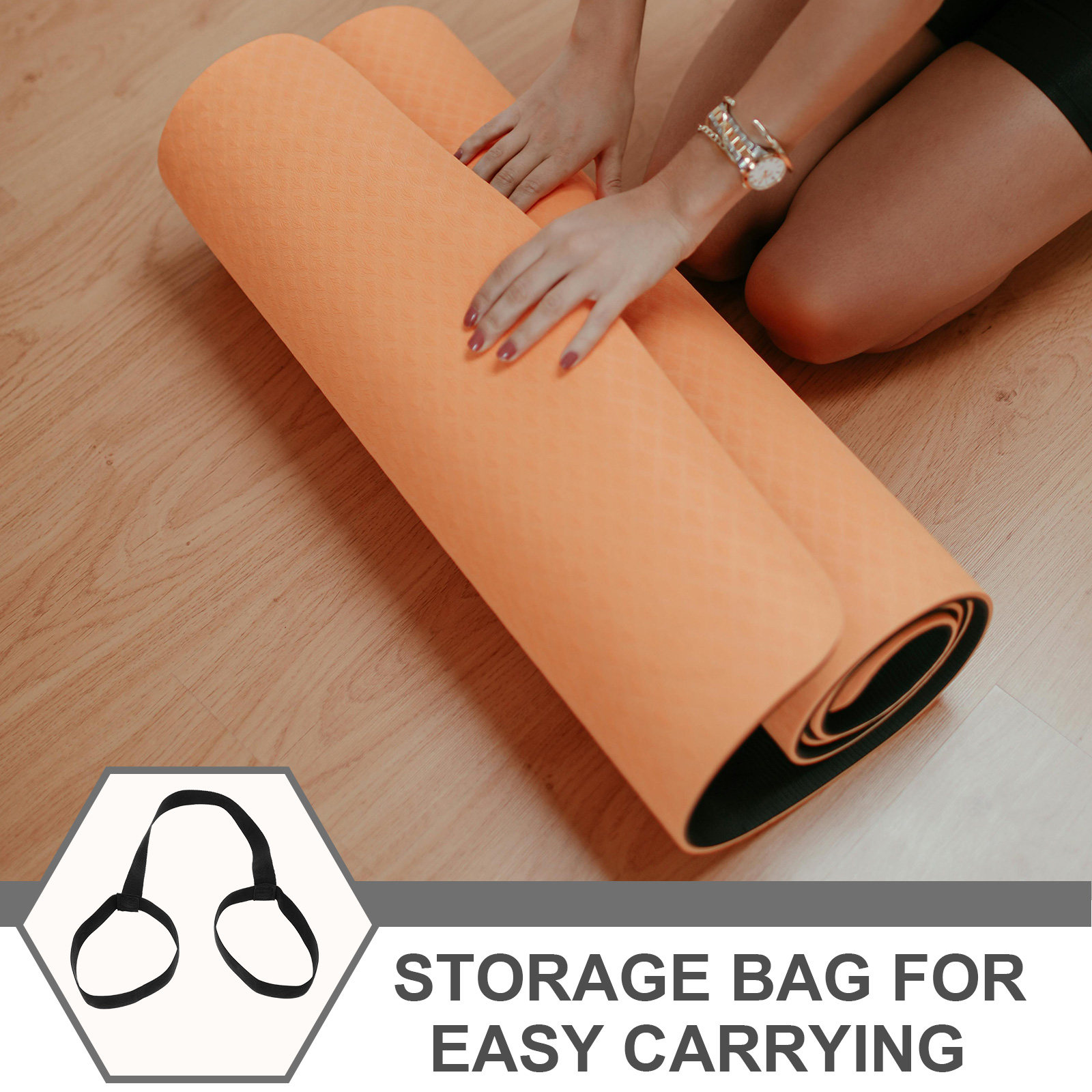 4Pcs Yoga Strap Multi Function - Home Gym Yoga Mat Storage recensione e prezzo