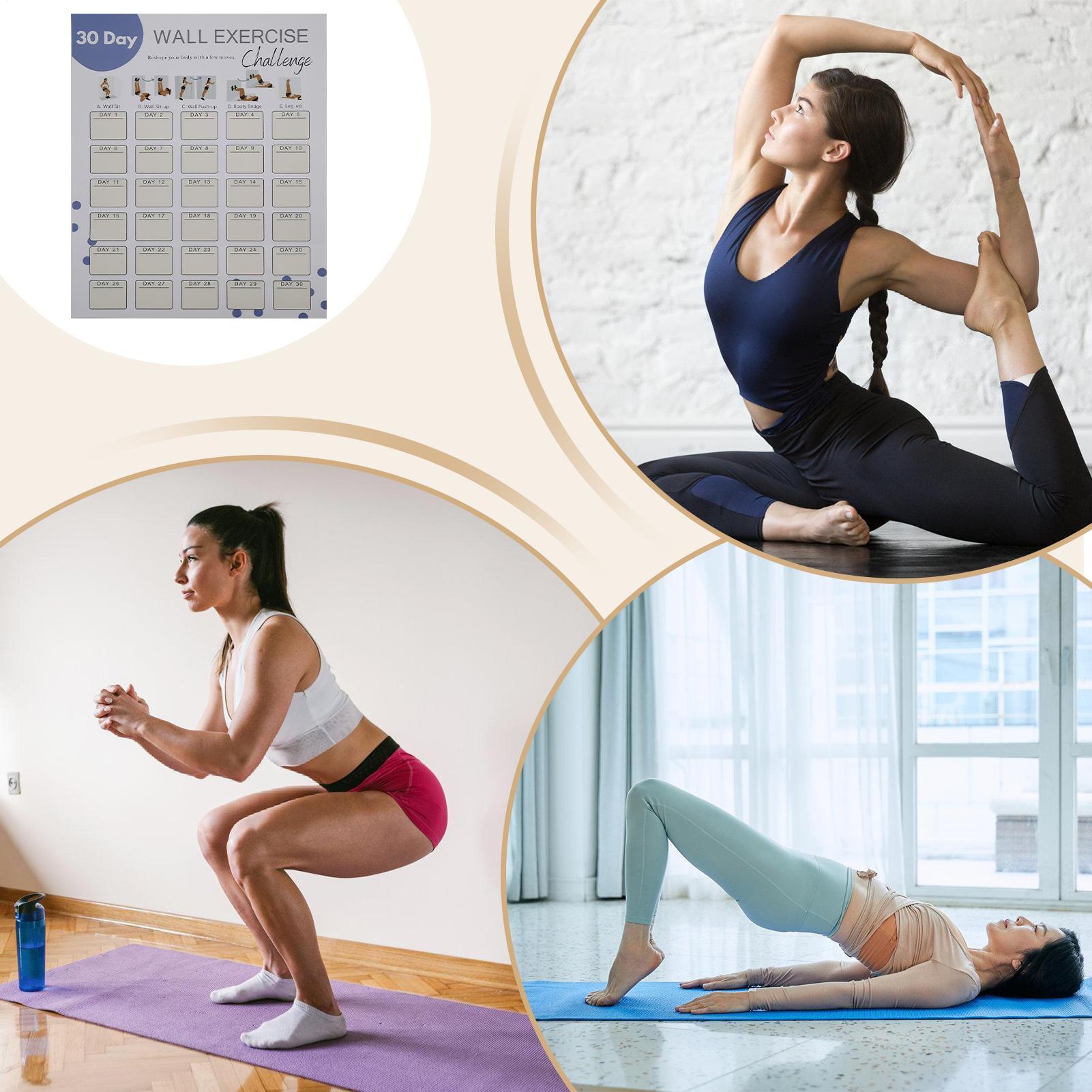 Wall Fitness Planner 30 Days H - Workout Plan Home Gym recensione e prezzo