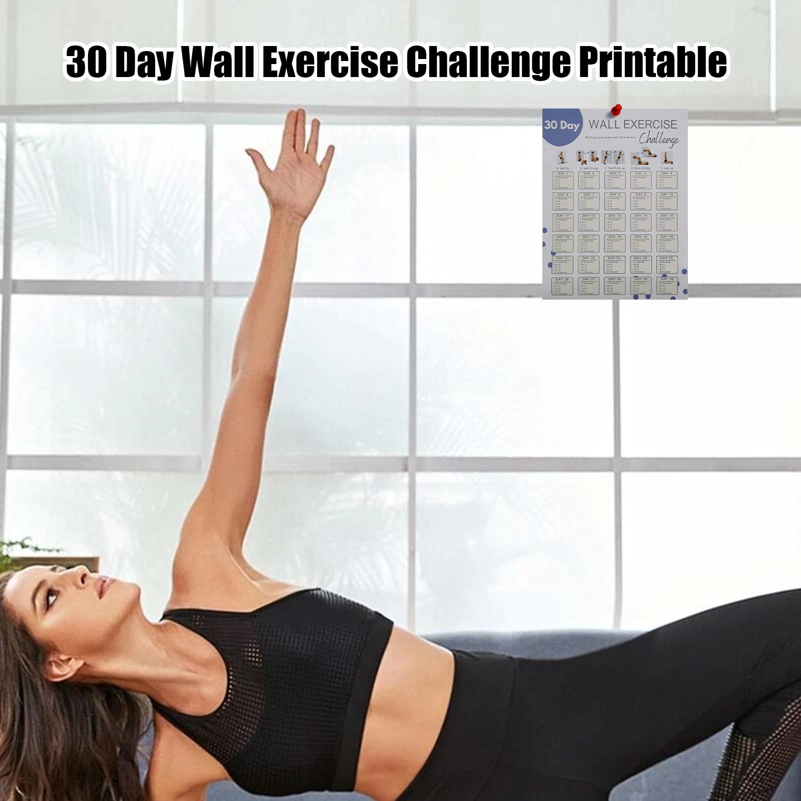 Wall Fitness Planner 30 Days H - Workout Plan Home Gym recensione e prezzo