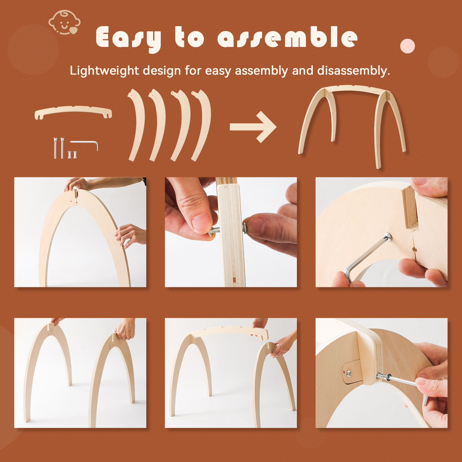 Baby Wooden Toys Play Gym Ordi - Home Gym Decor recensione e prezzo