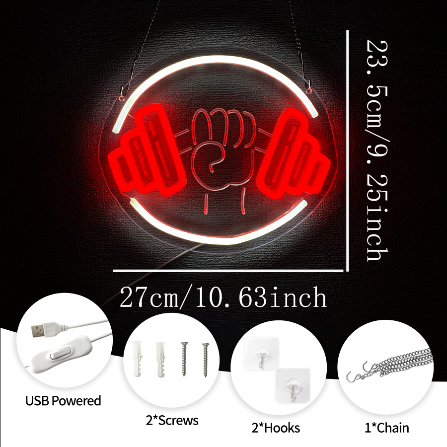 No Pain No Gain Neon Sign for  - Home Gym Neon Sign recensione e prezzo