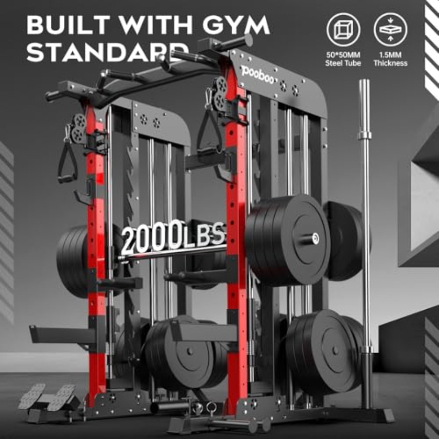 Home Gym Power Cage 2000LB Squ - Home Gym Rack With Cables recensione e prezzo