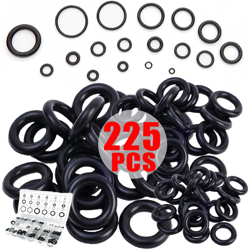 225Pcs Rubber O Ring Oil Resis - Plyo Box Set recensione e prezzo