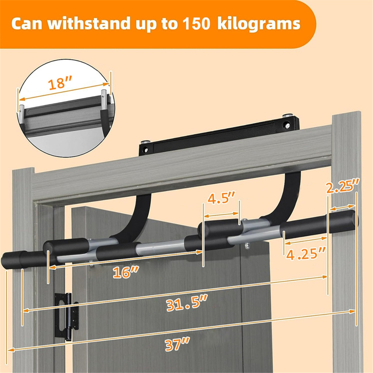 Lo-ok Wall Mounted Pull Up Bar - Chin Up Doorframe recensione e prezzo