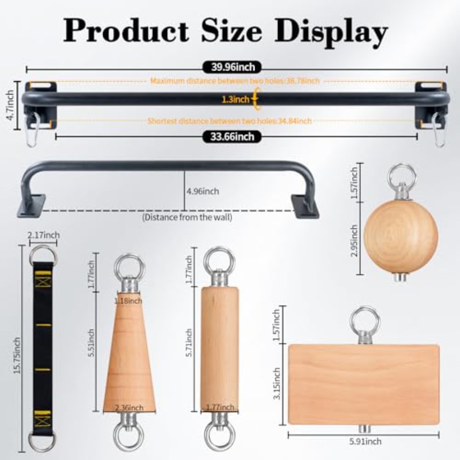 Wall Mounted Pull Up Bar for H - Chin Up Doorframe recensione e prezzo